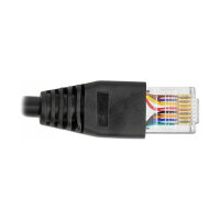 Delock Serielles Anschlusskabel mit FTDI Chipsatz, USB 2.0 Typ-A Stecker zu RS-232 RJ45 Stecker 1 m schwarz