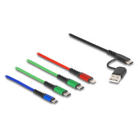 Delock USB Ladekabel 4 in 1 USB Typ-A + USB-C™ zu...