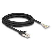 Delock Kabel RJ50 Stecker zu offenen Kabelenden S/FTP 3 m...