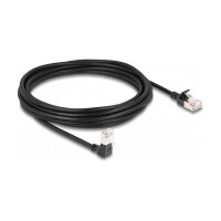 Delock RJ45 Netzwerkkabel Cat.6A S/FTP Slim 90° unten...