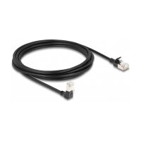 Delock RJ45 Netzwerkkabel Cat.6A S/FTP Slim 90° unten...