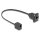 Delock D-Typ RJ10 Kabel Buchse zu Buchse schwarz 30 cm