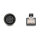 Delock M12 Adapterkabel D-kodiert 4 Pin Buchse zu RJ45 Stecker 50 cm