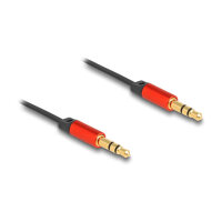 Delock Audio Aufrollkabel 3,5 mm 3 Pin Klinkenstecker zu Klinkenstecker 90 cm