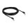 Delock RJ45 Netzwerkkabel Cat.6A S/FTP 45° nach unten gewinkelt 5 m schwarz