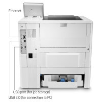 L HP LaserJet Enterprise M507x A4 43 S./Min. LAN WiFi WiFi Direct Duplex