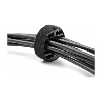 Delock Kabel-Organizer mit Klettkabelbinder schwarz