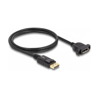Delock DisplayPort 1.4 Kabel 8K 30 Hz Stecker zu Buchse 1...