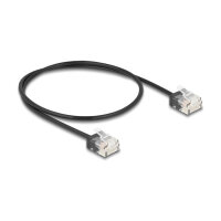 Delock RJ45 Netzwerkkabel Cat.6 UTP Ultra Slim 0,5 m...