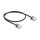 Delock RJ45 Netzwerkkabel Cat.6 UTP Ultra Slim 0,5 m schwarz mit kurzen Steckern