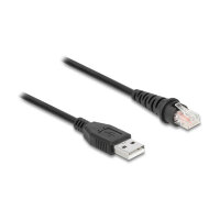 Delock RJ50 zu USB 2.0 Typ-A Barcodescanner Kabel 2 m