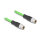 Delock M12 Kabel X-kodiert 8 Pin Stecker zu Stecker PUR (TPU) 2 m