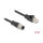 Delock M12 Kabel D-kodiert 4 Pin Stecker zu RJ45 Stecker PVC 2 m