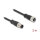 Delock M12 Kabel D-kodiert 4 Pin Stecker zu Buchse PVC 2 m