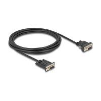 Delock Seriell Kabel RS-232 D-Sub9 Buchse zu D-Sub9...