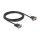 Delock Seriell Kabel RS-232 D-Sub9 Buchse zu D-Sub9 Buchse Stromanschluss an Pin 9 3 m