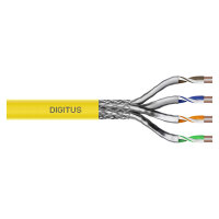 DIGITUS Instal-kab Cat7a S/FTP tw.Pair 1000m gelb AWG22/1 (Speditionsversand)