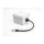Delock Kabel RJ45 Stecker zu RJ45 Buchse Cat.6A zum Einbau mit M20 Gewinde und Verschlusskappe IP68 staub- und wasserdicht 25 cm schwarz