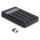 Delock 2 in 1 USB Typ-A Nummernblock mit Taschenrechner Funktion 2,4 GHz kabellos schwarz