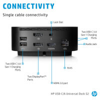 D HP USB-C Dock G5 Schwarz 100W