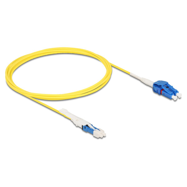 Delock LWL Kabel CS Stecker zu LC Duplex UPC Singlemode G657A2 / OS2 Uniboot 2 m