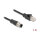 Delock M12 Kabel D-kodiert 4 Pin Stecker zu RJ45 Stecker PVC 1 m