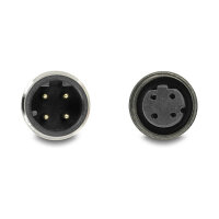 Delock M12 Kabel D-kodiert 4 Pin Stecker zu Buchse PVC 5 m