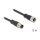 Delock M12 Kabel D-kodiert 4 Pin Stecker zu Buchse PVC 5 m