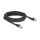 Delock RJ45 Netzwerkkabel Cat.8.1 S/FTP Stecker 45° nach links gewinkelt zu Stecker gerade bis 40 Gbps 5 m schwarz