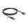 Delock M12 Kabel A-kodiert 8 Pin Buchse zu RJ45 Stecker mit Schrauben Cat.5e FTP 2 m schwarz
