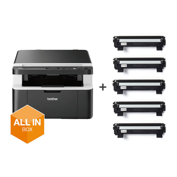 L Brother DCP-1612WVB - A4 - Schwarz - Silber