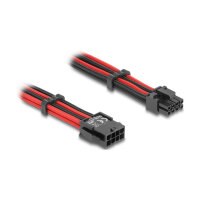 Delock Verlängerungskabel 8 Pin Stecker zu 6 + 2 Pin...
