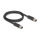 Delock M12 Kabel L-kodiert 4 Pin Stecker zu Stecker PUR schleppkettentauglich 5 m schwarz