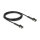 Delock RJ45 Slim Netzwerkkabel Cat.8.1 U/FTP winkelbar bis 40 Gbps schwarz 3 m