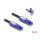 Delock RJ45 Netzwerkkabel Cat.6 UTP mit 180° winkelbaren Steckern schwarz 3 m