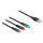 Delock USB Ladekabel 3 in 1 Typ-A zu Lightning™ / Micro USB / USB Type-C™ 2 m 3-farbig