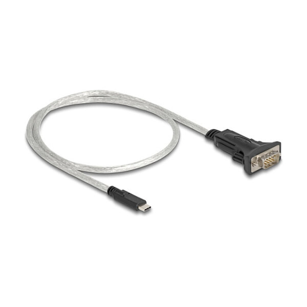Delock Adapter USB Type-C™ zu 1 x Seriell RS-422/485 Stecker mit 6 Pin Terminalblock 5 V 0,5 m