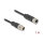 Delock M12 Kabel X-kodiert 8 Pin Stecker zu Buchse PVC 1 m