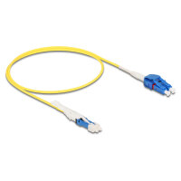 Delock LWL Kabel CS Stecker zu LC Duplex UPC Singlemode G657A2 / OS2 Uniboot 0,5 m