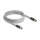 Delock M12 Kabel L-kodiert 5 Pin Stecker zu Buchse PUR schleppkettentauglich 2 m grau