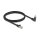 Delock GigE Kamera Kabel RJ45 Stecker 45° gedreht und 90° gewinkelt mit Schrauben zu RJ45 Stecker Cat.6 S/FTP 1 m schwarz