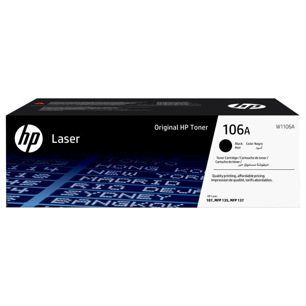 HP Toner 106A W1160A Schwarz