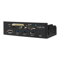 CardReader LogiLink 5.25" Multifunction Front Panel...