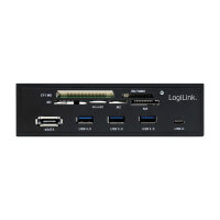 CardReader LogiLink 5.25" Multifunction Front Panel...
