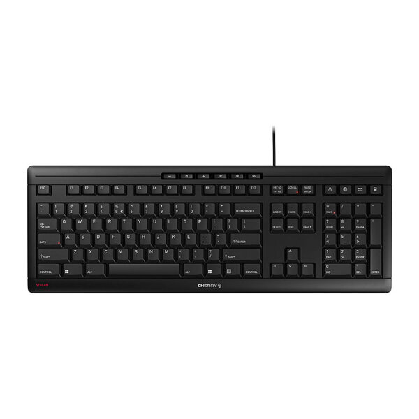 Cherry Stream Black QWERTY US