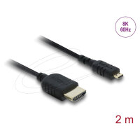 Delock Koaxiales High Speed HDMI Kabel HDMI Stecker zu...