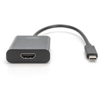 DIGITUS - externer Videoadapter - Schwarz