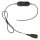 Jabra Smart Cord QD to RJ9 straight with 8-position switch configurator for Avaya one-X Telephone system for 96XX Series