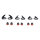 Jabra Evolve 75e zub. EarGels & EarWings