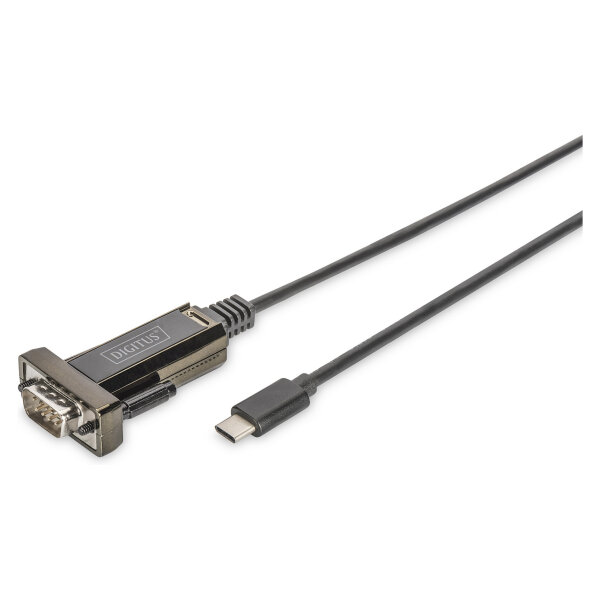 DIGITUS Adapter USB2.0/C -> seriell D-Sub9 St/St + 1.0m Kab